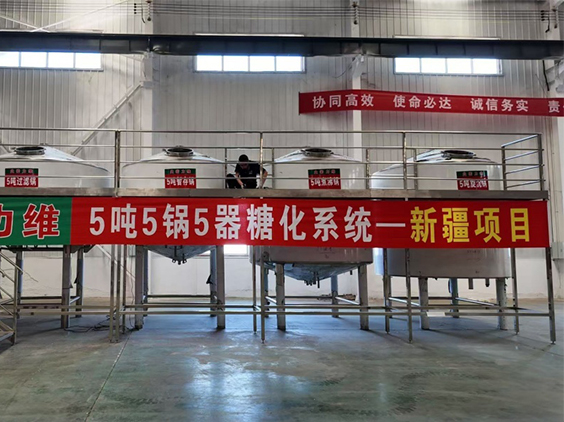 泌阳精酿啤酒设备厂—5吨精酿啤酒设备—新疆项目